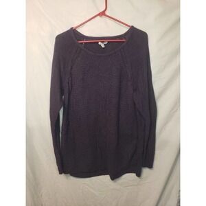 Women's Sonoma XL eggplant sweater. Oversized and Long. EUC.